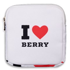 I Love Berry Mini Square Pouch by ilovewhateva