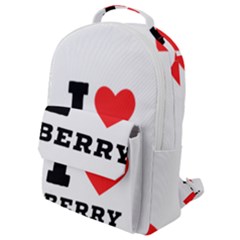 I Love Berry Flap Pocket Backpack (small) by ilovewhateva