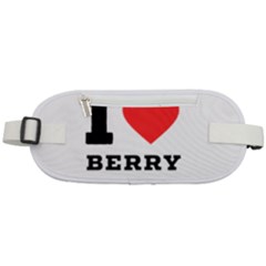 I Love Berry Rounded Waist Pouch by ilovewhateva