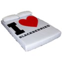 I love blackberries  Fitted Sheet (Queen Size) View2