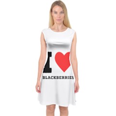 I Love Blackberries  Capsleeve Midi Dress by ilovewhateva