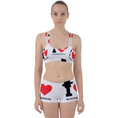 I Love Blackberries  Perfect Fit Gym Set by ilovewhateva