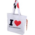 I love blackberries  Drawstring Tote Bag View1