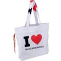 I love blackberries  Drawstring Tote Bag View2