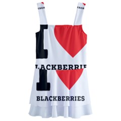 I Love Blackberries  Kids  Layered Skirt Swimsuit by ilovewhateva