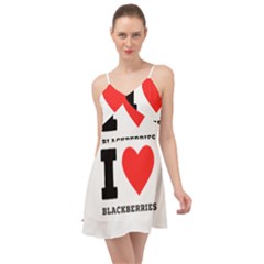 I Love Blackberries  Summer Time Chiffon Dress by ilovewhateva