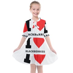 I Love Blackberries  Kids  All Frills Chiffon Dress by ilovewhateva