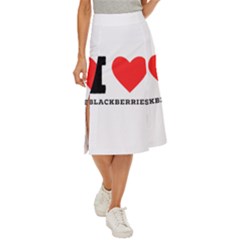 I Love Blackberries  Midi Panel Skirt by ilovewhateva