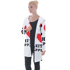 I Love White Pepper Longline Hooded Cardigan by ilovewhateva