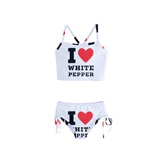 I Love White Pepper Girls  Tankini Swimsuit by ilovewhateva