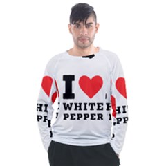 I Love White Pepper Men s Long Sleeve Raglan Tee