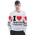 I love white pepper Men s Long Sleeve Raglan Tee View1