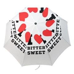 I Love Bitter Sweet Folding Umbrellas by ilovewhateva