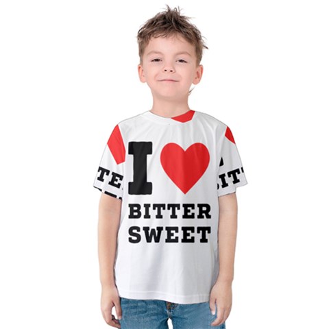 I Love Bitter Sweet Kids  Cotton Tee by ilovewhateva