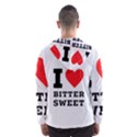 I love bitter sweet Men s Hooded Windbreaker View2