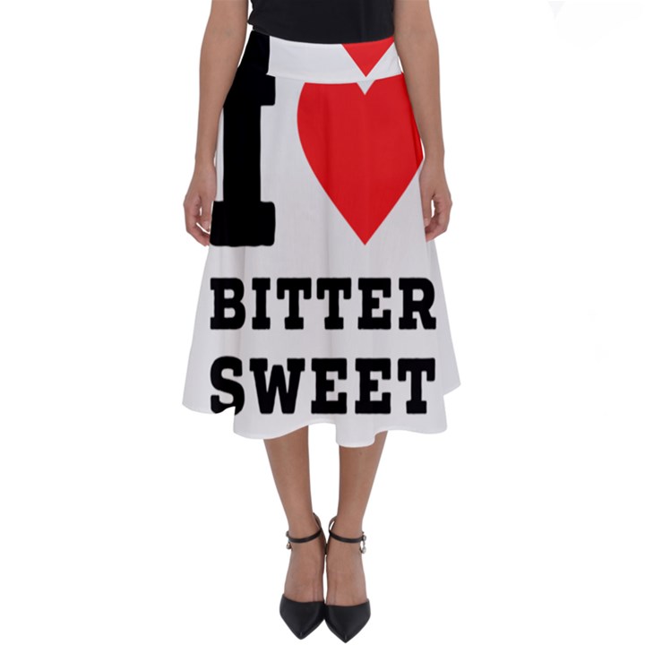 I love bitter sweet Perfect Length Midi Skirt