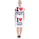 I love bitter sweet Wrap Up Cocktail Dress View2