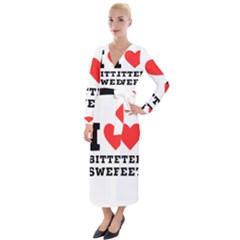 I Love Bitter Sweet Velvet Maxi Wrap Dress by ilovewhateva