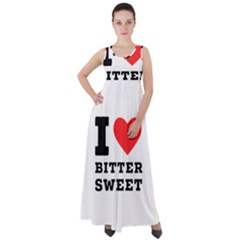 I Love Bitter Sweet Empire Waist Velour Maxi Dress by ilovewhateva