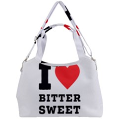 I Love Bitter Sweet Double Compartment Shoulder Bag by ilovewhateva