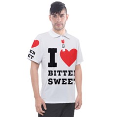 I Love Bitter Sweet Men s Polo Tee by ilovewhateva