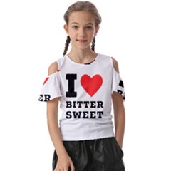 I Love Bitter Sweet Kids  Butterfly Cutout Tee by ilovewhateva