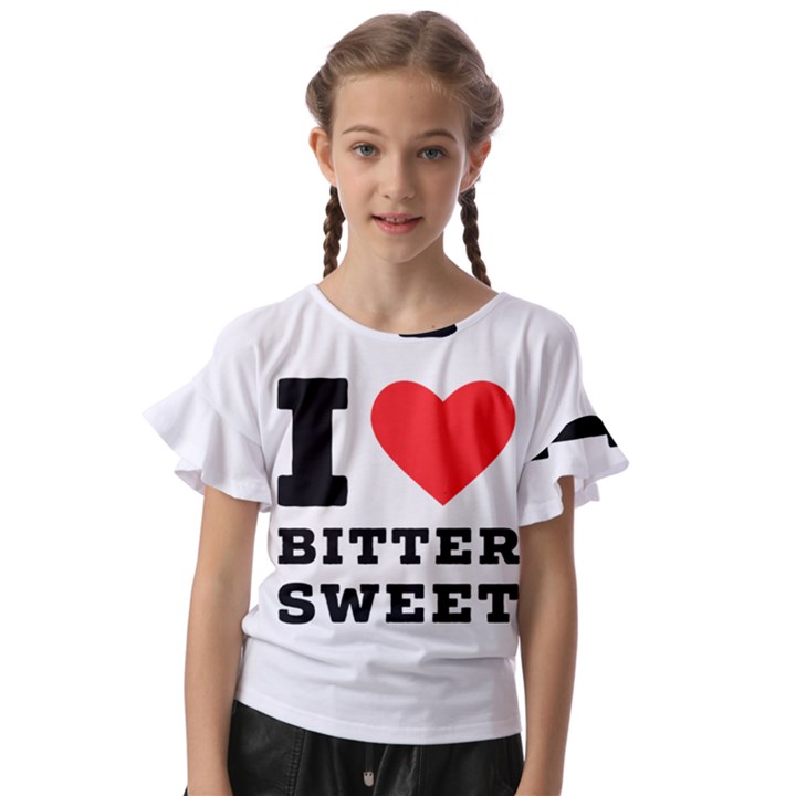 I love bitter sweet Kids  Cut Out Flutter Sleeves