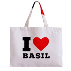 I Love Basil Zipper Mini Tote Bag by ilovewhateva