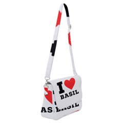 I Love Basil Shoulder Bag With Back Zipper by ilovewhateva