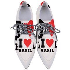 I Love Basil Pointed Oxford Shoes by ilovewhateva