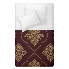 Vector Gold Ornament Pattern Seamless Damask Duvet Cover (single Size)