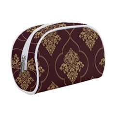 Vector Gold Ornament Pattern Seamless Damask Make Up Case (small)