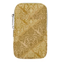 Damas Pattern Vector Texture Gold Ornament With Seamless Waist Pouch (large) by danenraven