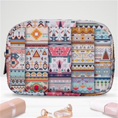 Pattern Texture Multi Colored Variation Make Up Pouch (small) by danenraven