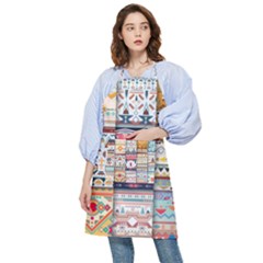 Pattern Texture Multi Colored Variation Pocket Apron by danenraven