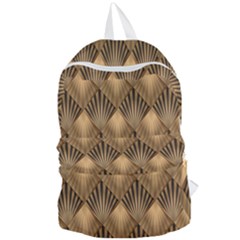 Brown Abstract Background Texture Pattern Seamless Foldable Lightweight Backpack by danenraven