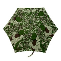 Texture Ornament Pattern Seamless Paisley Mini Folding Umbrellas by danenraven