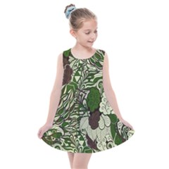 Texture Ornament Pattern Seamless Paisley Kids  Summer Dress by danenraven