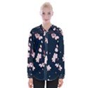 Flowers Texture Textured Pattern Womens Long Sleeve Shirt View1