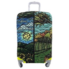 Four Assorted Illustrations Collage Winter Autumn Summer Picture Luggage Cover (medium) by danenraven