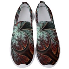 Abstract Pattern Design Art Wallpaper Tracery Texture Men s Slip On Sneakers by danenraven