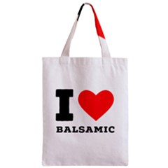 I Love Balsamic Zipper Classic Tote Bag by ilovewhateva