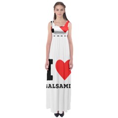 I Love Balsamic Empire Waist Maxi Dress by ilovewhateva