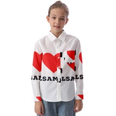 I Love Balsamic Kids  Long Sleeve Shirt by ilovewhateva