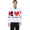 I love balsamic Men s Long Sleeve Rash Guard View1