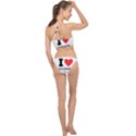 I love balsamic Racer Front Bikini Set View2