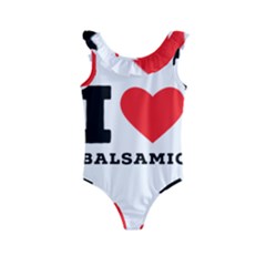 I Love Balsamic Kids  Frill Swimsuit by ilovewhateva