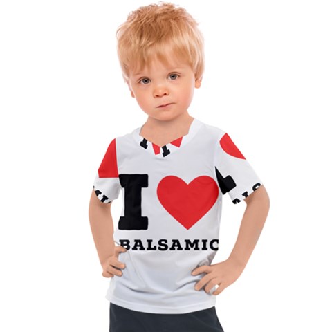 I Love Balsamic Kids  Sports Tee by ilovewhateva