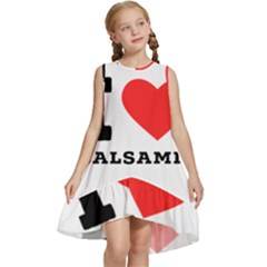 I Love Balsamic Kids  Frill Swing Dress by ilovewhateva