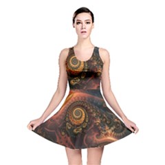 Paisley Abstract Fabric Pattern Floral Art Design Flower Reversible Skater Dress by danenraven